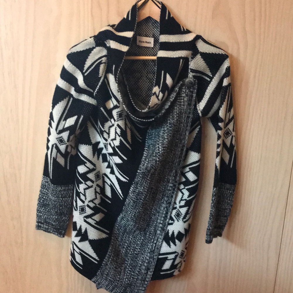 Southwestern cardigan sweater